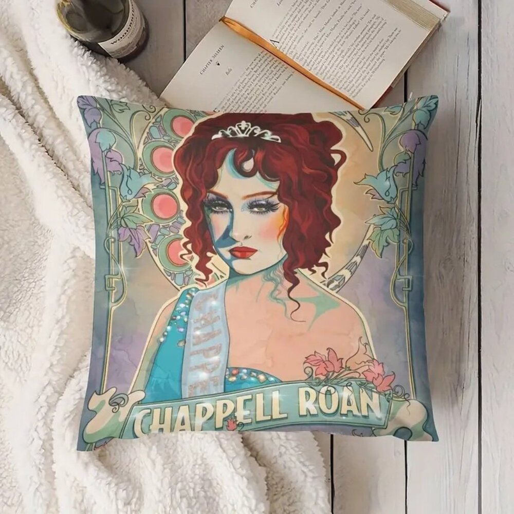 18" X 18" Chapell Roan Bohemian Style Throw Pillow Cover NWOT